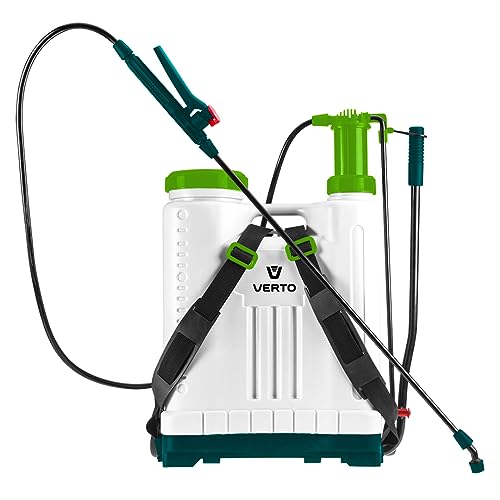 VERTO Profi Kolbenrückensprühgerät 20 Liter Rückenspritze Drucksprühgerät Drucksprüher Gartenspritze Pumpsprüher von VERTO