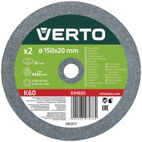 Schruppscheiben 150 x 20/16/12,7 x 20 mm, 2 Stk. von VERTO