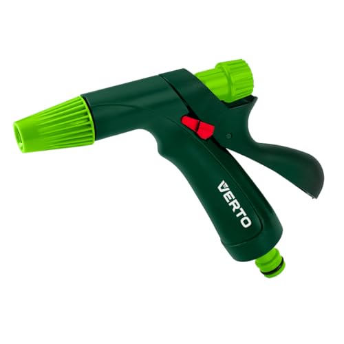 VERTO Spritzpistole, Wasserspritze mit Stoppfunktion - Regulierung der Wasserstrahlstärke - Gartenbrause mit Ergonomischer Griff - Reinigungsspritze für Garten VERTO Spritzpistole, Wasserspritze mit Stoppfunktion - Regulierung der Wasserstrahlstärke - Gartenbrause mit Ergonomischer Griff - Reinigungsspritze für Garten von VERTO