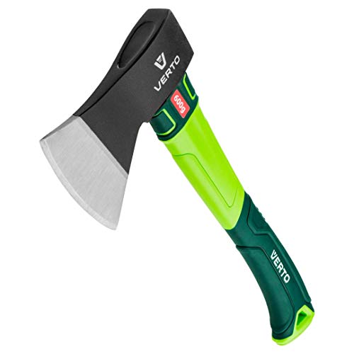 Verto Profi Axt 860 g | Kopfplatte: 600 g | Länge: 370 mm (14.5’’) | Fiberglasstiel Universalaxt Holzaxt Spaltbeil Spaltaxt Handbeil Forstbeil grün Verto Profi Axt 860 g | Kopfplatte: 600 g | Länge: 370 mm (14.5’’) | Fiberglasstiel Universalaxt Holzaxt Spaltbeil Spaltaxt Handbeil Forstbeil grün von VERTO