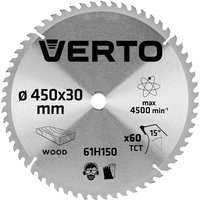 Widia-Sägeblatt, 450 x 30 mm, 60 Zähne Widia-Sägeblatt, 450 x 30 mm, 60 Zähne von VERTO