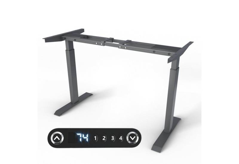 VESKA Schreibtisch Rahmen Höhenverstellbar mit Dual Motor Tischgestell (Elektrisch mit Memoryfunktion Bürotisch Gestell) von VESKA