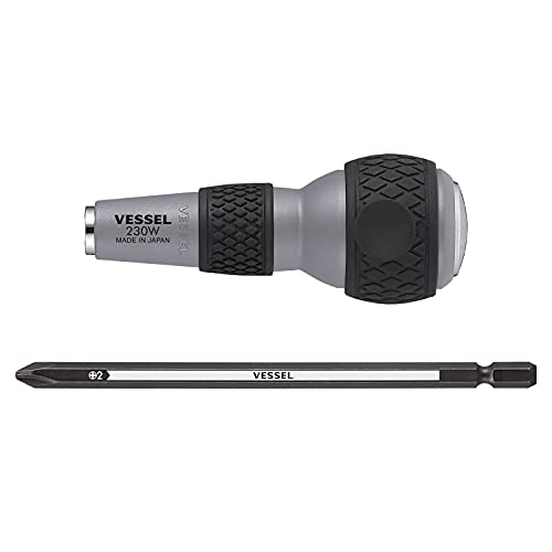 VESSEL Ball Grip (barer Tang-Thru Screwdriver) [Nr. 230W-2] (Ph Nr. 2) (Japan Import) von VESSEL