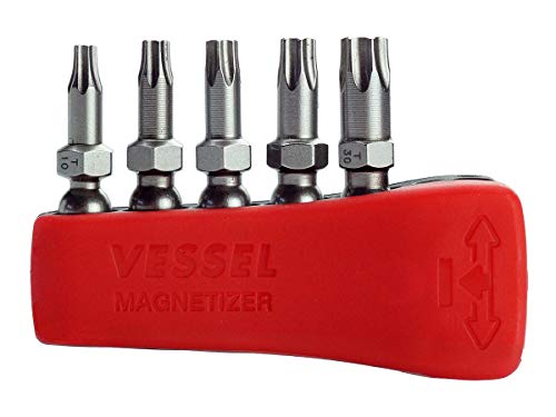 Impact Ball Torx Bit-Set T10, T15, T20, T25, T30 30 mm, 5-teiliges Set von VESSEL