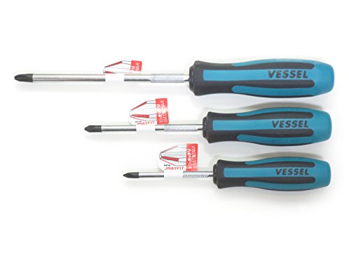 Vessel Megadora 900 +1x75 +2x100 +3x150 Cross Point Driver Set of three items Original silicone cap Vessel Megadora 900 +1x75 +2x100 +3x150 Cross Point Driver Set of three items Original silicone cap von VESSEL