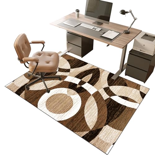 Bodenschutzmatte für Hartboden 100 x 120 cm Schreibtischstuhl Unterlage | Bürostuhl Unterlage | Gaming Teppich Stuhlunterlage | Verbesserte Version | Mehrzweck-Stuhlteppich für zu Hause | Kratzfest von VETCS