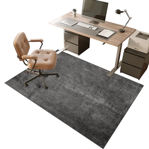 Bodenschutzmatte für Hartboden 130 x 160 cm Schreibtischstuhl Unterlage | Bürostuhl Unterlage | Gaming Teppich Stuhlunterlage | Verbesserte Version | Mehrzweck-Stuhlteppich für zu Hause | Kratzfest von VETCS