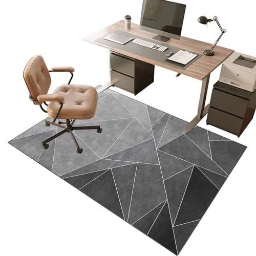 Bodenschutzmatte für Hartboden 140 x 180 cm Schreibtischstuhl Unterlage | Bürostuhl Unterlage | Gaming Teppich Stuhlunterlage | Verbesserte Version | Mehrzweck-Stuhlteppich für zu Hause | Kratzfest von VETCS
