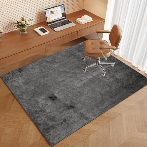 VETCS Bodenschutzmatte, Kratzfeste Bürostuhl Unterlage, Stuhlmatte für Hartböden, Schreibtischstuhl Unterlage, Gaming Teppich, Bürostuhl Unterlage für Bodenschutz Büro und Zuhause 140 x 160 cm von VETCS