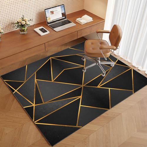 VETCS Bodenschutzmatte für Teppich, Bürostuhl Unterlage, Unterlage Schreibtischstuhl, Bodenschutzmatte Bürostuhl, Stuhlmatte für Home Office, schützt Hartholzbö, Computer Gamer Teppiche 100 x 140 cm von VETCS