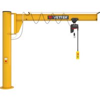 Vetter Wandschwenkkran ASSISTENT Standard-Lagerkonsole Elektrokettenzug 250kg, 6,0m von VETTER Krantechnik