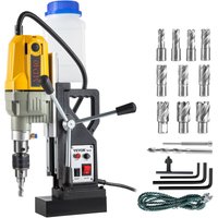 Vevor 1100 w Magnetbohrer Magnetbohrmaschine 12000 n Elektrische Kernbohrmaschine Industrielle Bohrmaschine mit 12 Bohrer, Max. Tiefe 55 mm, für Vevor 1100 w Magnetbohrer Magnetbohrmaschine 12000 n Elektrische Kernbohrmaschine Industrielle Bohrmaschine mit 12 Bohrer, Max. Tiefe 55 mm, für von MOPHORN