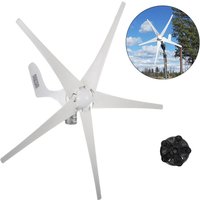 Windturbinengenerator 500 w Windgenerator, 12 v Elektrisch mppt Controller, 13 m / s Windkraftanlage mit 5 Blatt Laderegler Windkraftgenerator, von VEVOR