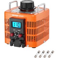 2000VA Stelltransformator mit variabler Spannung, 6,6 a, 230 v Eingang, 0-300 v Ausgang, Wechselspannungsregler, mit LCD-Display, 4 zusätzlichen von VEVOR