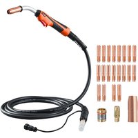 250-A-MIG-Schweißpistole mit 4,6m langem Kabel, Schweißbrenner kompatibel mit Millermatic 200, 210, 212, 250, 250X, 251, 252 Schweißgeräten,geeignet von VEVOR