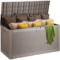 378,5L Auflagenbox pp Gerätebox 1220x545x623mm Aufbewahrungsbox Außenbereich 299kg Tragfähigkeit Gartenbox Kissenbox Ideal zum Aufbewahren von von VEVOR