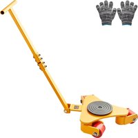 Mophorn - vevor 3T Transportfahrwerk mit Griff 425x335x116mm Transportrollen aus Kohlenstoffstahl Industrieroller mit 3x 360° PU-Räder Roller Mophorn - vevor 3T Transportfahrwerk mit Griff 425x335x116mm Transportrollen aus Kohlenstoffstahl Industrieroller mit 3x 360° PU-Räder Roller von MOPHORN