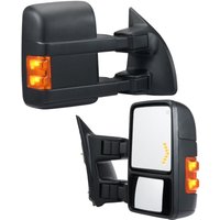 Abschleppspiegel, linkes und rechtes Paar für 2008-2016 Ford F250 F350 F450 F550, elektrisch beheizt mit Signallicht, planes und konvexes Glas, Abschleppspiegel, linkes und rechtes Paar für 2008-2016 Ford F250 F350 F450 F550, elektrisch beheizt mit Signallicht, planes und konvexes Glas, von VEVOR