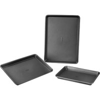 Backformen-Set 3-tlg. antihaftbeschichtete Kochgeschirrplatten und -bleche aus Karbonstahl, Backgeschirr-Kochsets für den Küchenofen, für Keksen von VEVOR