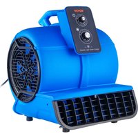 Bodengebläse, 1250 U/min, 2600 cfm, Luftbeweger zum Trocknen und Kühlen, tragbarer Teppichtrockner-Ventilator mit 4 Blaswinkeln, Timer, Bodengebläse, 1250 U/min, 2600 cfm, Luftbeweger zum Trocknen und Kühlen, tragbarer Teppichtrockner-Ventilator mit 4 Blaswinkeln, Timer, von VEVOR