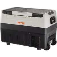 Camping Kühlschrank 35 l Kühlbox, 12 / 24 v Rollbare Elektrische Gefrierbox 2 in 1 Doppelzone, Auto Kühlschrank Kompressor zum Warmhalten und Kühlen von VEVOR