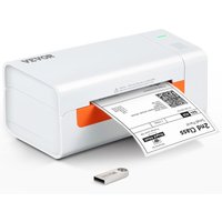 Etikettendrucker 200x79x83mm Thermodrucker 150mm/s Labeldrucker Versandetiketten Drucker Thermo-Direkt Edikettendruckgerät usb Automatische von VEVOR