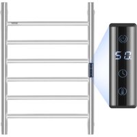 Handtuchtrockner Heizkörper Handtuchwärmer, beheizter Handtuchhalter mit 6 Stangen, wasserdichter Handtuchwärmer mit Timer und LED-Anzeige, 5 Handtuchtrockner Heizkörper Handtuchwärmer, beheizter Handtuchhalter mit 6 Stangen, wasserdichter Handtuchwärmer mit Timer und LED-Anzeige, 5 von VEVOR