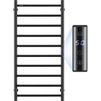 Handtuchwärmer mit 10 Stangen, wandmontierter beheizter Handtuchhalter für Badezimmer, IPX5 wasserdichter Handtuchheizkörper mit Timer und von VEVOR