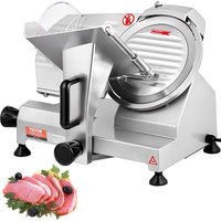 Kommerzieller Fleisch Allesschneider 200 w, Elektrische Aufschnittmaschine Lebensmittelschneider mit 20,32 cm-Kohlenstoffstahlklinge, 0–12 mm von VEVOR
