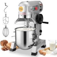 Vevor - Kommerzieller Küchenmixer, 18,7 l kommerzieller Standmixer mit 3 einstellbaren Geschwindigkeiten, 1100 w Teigmixer mit Edelstahlschüssel und von VEVOR