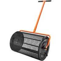 Kompoststreuer aus Stahl Torfmoosstreuer 1,27x2cm Mesh-Korb Garten Rasen Streuer Grifflänge von 62 bis 67,5cm verstellbar 61cm Metall Mesh Korb Ideal von VEVOR