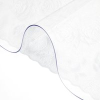 Mophorn - vevor Kunststoff-Tischabdeckung 61 x 152,4 cm, 1,5 mm Dicker Transparenter Tischschutz, Rechteckige transparente Schreibtischunterlage, von MOPHORN