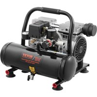 Vevor - Luftkompressor, 1 Gallone Stahltank, 1 ps 1,5 cfm 7 Bar ölfreier Luftkompressor & max. 120 psi Druck, 68 dB ultraleiser tragbarer Kompressor, von VEVOR