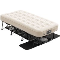 Luftmatratze mit Rahmen 1885x1050x580 mm, aufblasbares 1-Personen-Campingbett mit eingebauter Pumpe, tragbare Luftbetten tragen 136 kg, überall von VEVOR