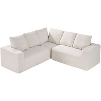 Modulares Sofa L-förmiges Ecksofa Schlafsofa mit hochelastischem Schaumstoff & hoher Dichte, gepolstertes Cordsofa (545 kg belastbar / 210 cm lang) von VEVOR