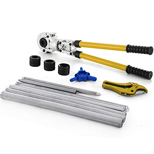 Mophorn 16-32mm Rohr-Crimpzange mit TH-Konturpressenzange für Verbundrohre PEX-Crimpzange mit Kalibratoren Biegefedern Handpressenzange PE-X-Crimpzangen-Satz (16-32mm)… von VEVOR