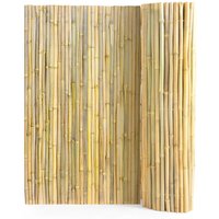 Natürlicher gerollter Bambuszaun, umweltfreundlicher Sichtschutzzaun aus Bambus, 1,22 m h x 1,83 m l x 1,90 m t, dekorativer Sichtschutz aus Bambus von VEVOR