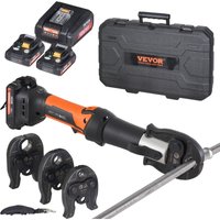Presswerkzeug und Akku-Set, Pro Presswerkzeug, elektrisches Rohrcrimpwerkzeug mit V15-, V22-, V28-Backen, Presswerkzeug-Set mit 2 Stück Presswerkzeug und Akku-Set, Pro Presswerkzeug, elektrisches Rohrcrimpwerkzeug mit V15-, V22-, V28-Backen, Presswerkzeug-Set mit 2 Stück von VEVOR