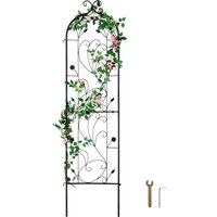 Rankhilfe, 38x152 cm, Rankgitter, rostfreies Metallspalier für Gartenblumen, Kletterrosen-Spalier, Gurkenstütze, Kletterhilfe, dekoratives hohes Rankhilfe, 38x152 cm, Rankgitter, rostfreies Metallspalier für Gartenblumen, Kletterrosen-Spalier, Gurkenstütze, Kletterhilfe, dekoratives hohes von VEVOR