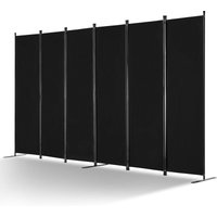Raumteiler 6 Paneele Paravent 3110 x 1805 x 450 mm, faltbarer Sichtschutz & tragbarer Trennwandteiler zur Raumtrennung, freistehende Raumteiler für von VEVOR