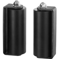 VEVOR Schiebetor-Set, Laufrolle-Hardware-Set, C-Typ-Halterung, Hochleistungs-Schiebetorrollen für Türrahmen mit Verbindungsschienen, VEVOR Schiebetor-Set, Laufrolle-Hardware-Set, C-Typ-Halterung, Hochleistungs-Schiebetorrollen für Türrahmen mit Verbindungsschienen, von VEVOR