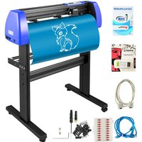 Schneideplotter 870 mm Folienplotter Plotter Vinyl Schneideplotter mit Sign Master Plotter Folienschneider Schwarz und Blau - Vevor Schneideplotter 870 mm Folienplotter Plotter Vinyl Schneideplotter mit Sign Master Plotter Folienschneider Schwarz und Blau - Vevor von VEVOR
