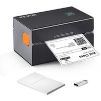 Thermo-Etikettendrucker 175x109x94mm Edikettendruckgerät 300DPI Auflösung Labeldrucker Versandetiketten Drucker Bluetooth/USB Automatische von VEVOR