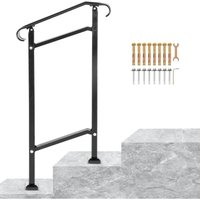 Vevor - Treppengeländer 50x13,5x108 cm Handlauf Geländer Höhe(bis zu 18,5 cm) & Winkel(0-30,8°) einstellbar Eingangsgeländer Eisenhandlauf Ideal für von VEVOR