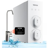 Umkehrosmosesystem 600 gpd 8-stufige Durchlauferhitzer Umkehrosmose-Wasserfilter, Untertisch-Wasserfiltersystem mit intelligentem Display-Wasserhahn, von VEVOR