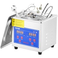 Professioneller Ultraschallreiniger, 0,3 l Ultraschall-Schmuckreiniger mit digitalem Timer und Heizung, Edelstahl-Industrie-Schallreiniger 40 kHz für Professioneller Ultraschallreiniger, 0,3 l Ultraschall-Schmuckreiniger mit digitalem Timer und Heizung, Edelstahl-Industrie-Schallreiniger 40 kHz für von VEVOR