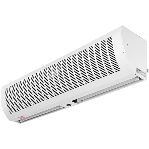 VEVOR 1,1 m Türluftschleier 2 Geschwindigkeiten 2292 m³/h, wandmontierte Luftschleier für Türen, Innen-Übertürventilator mit robustem Endschalter von VEVOR