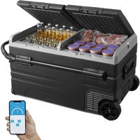 VEVOR 12 V Autokühlschrank, tragbarer 115 L Gefrierschrank mit 2 Zonen und Rädern & Griff, -20 °C bis 20 °C, 12/24 V DC / 100–240 V VEVOR 12 V Autokühlschrank, tragbarer 115 L Gefrierschrank mit 2 Zonen und Rädern & Griff, -20 °C bis 20 °C, 12/24 V DC / 100–240 V von VEVOR