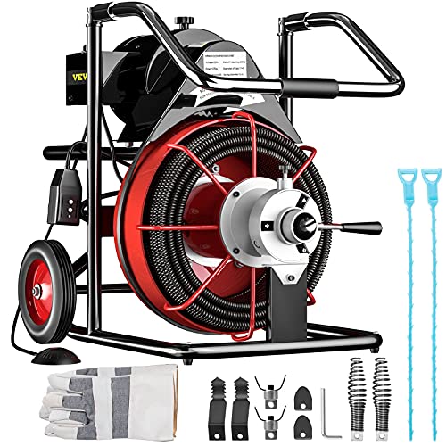 VEVOR 1750 RPM Rohrreinigungsmaschine, Rot VEVOR 1750 RPM Rohrreinigungsmaschine, Rot von VEVOR