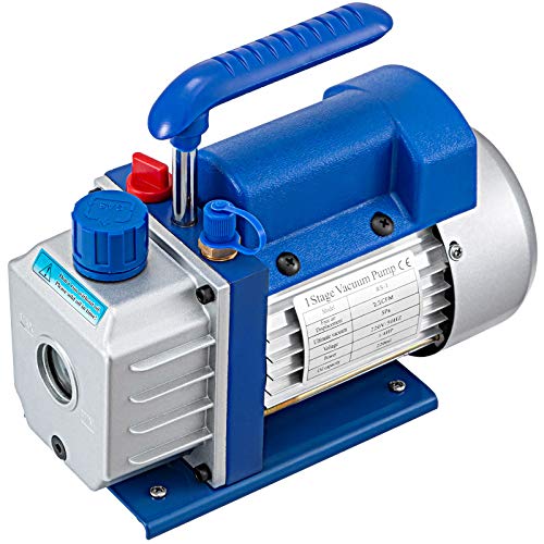 VEVOR 2.5CFM Vakuumpumpe,1-4HP Unterdruckpumpe Vakuumgeräte Pumpe, 1440 U Vakuumpumpe Unterdruckpumpe, 220V/50HZ Vakuumpumpe,Refrigerant Vacuum Pump von VEVOR